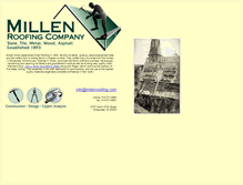 Tablet Screenshot of millenroofing.com